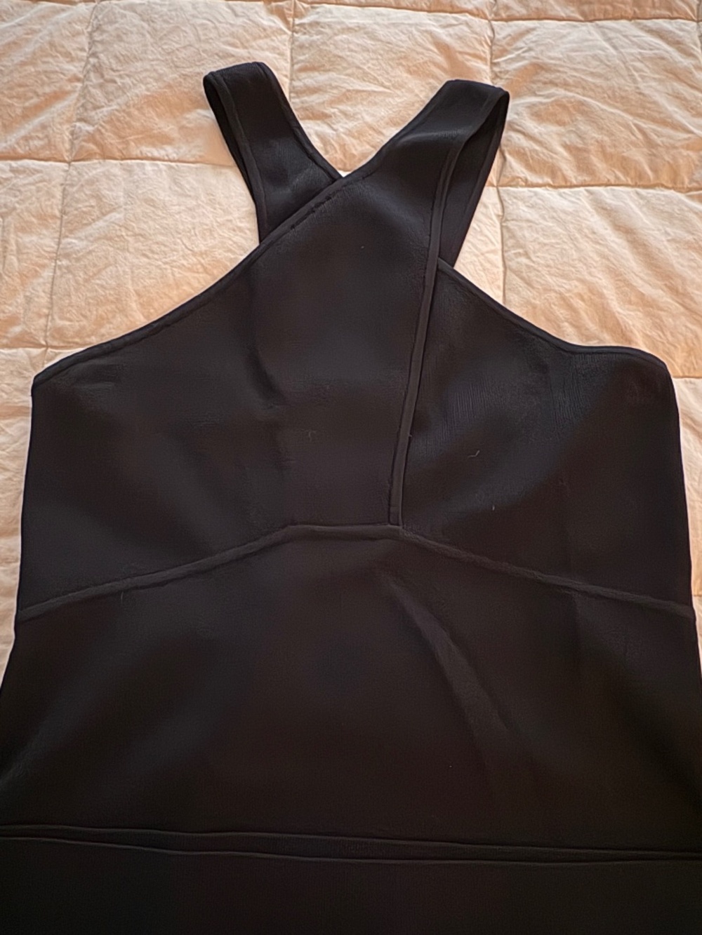 Polo Ralph Lauren Black Stretch Knit Halter Dress Women’s XL - Picture 6 of 7
